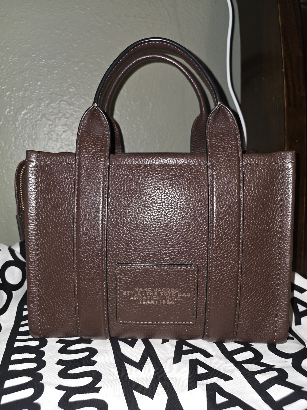 Marc Jacobs The Tote Bag Size Small - Ganache Leather Tote - Picture 3 of 5